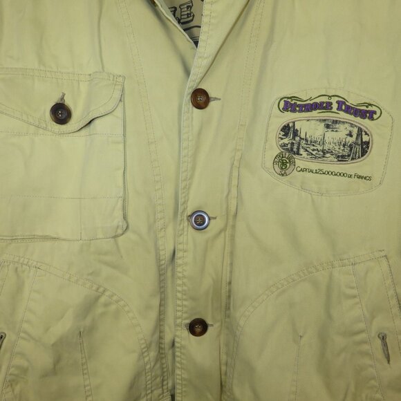 Daniel Hechter Petrole Trust Cotton Jacket Tan Long Sleeve Paris Chic Men's VTG - Picture 4 of 16